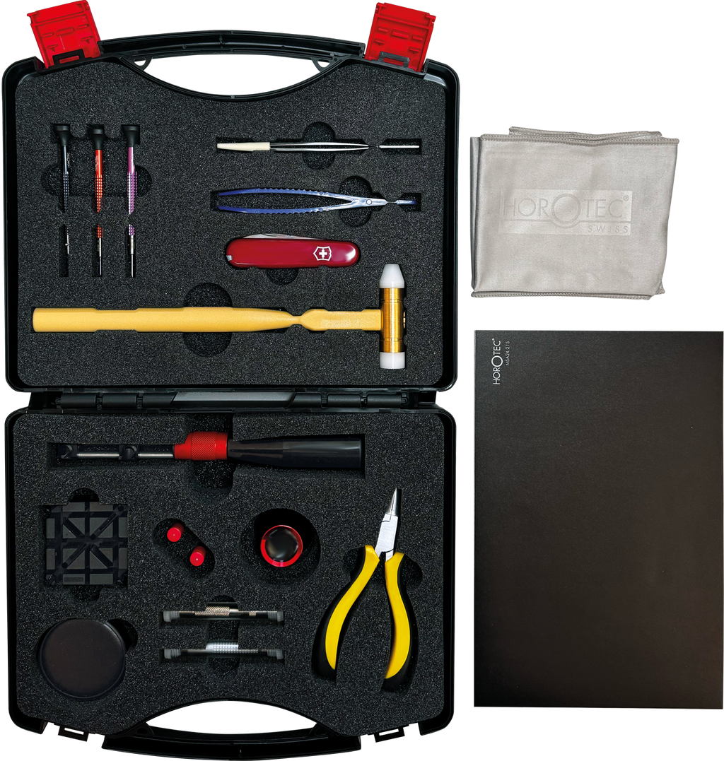 Kit de útiles con maletín de plástico 265 x 220 x 80 mm