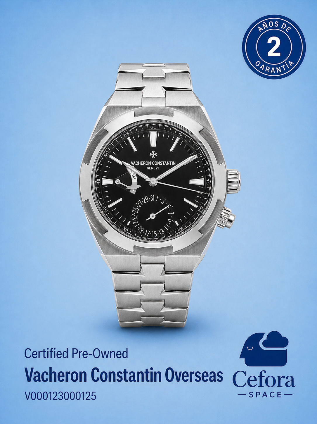 Vacheron Constantin Pre-Owned Vacheron Constantin Overseas Dual Time