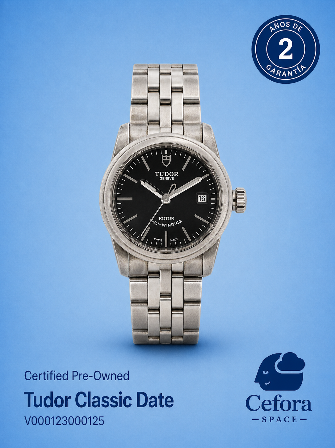 Tudor Pre-Owned Tudor Glamour Date