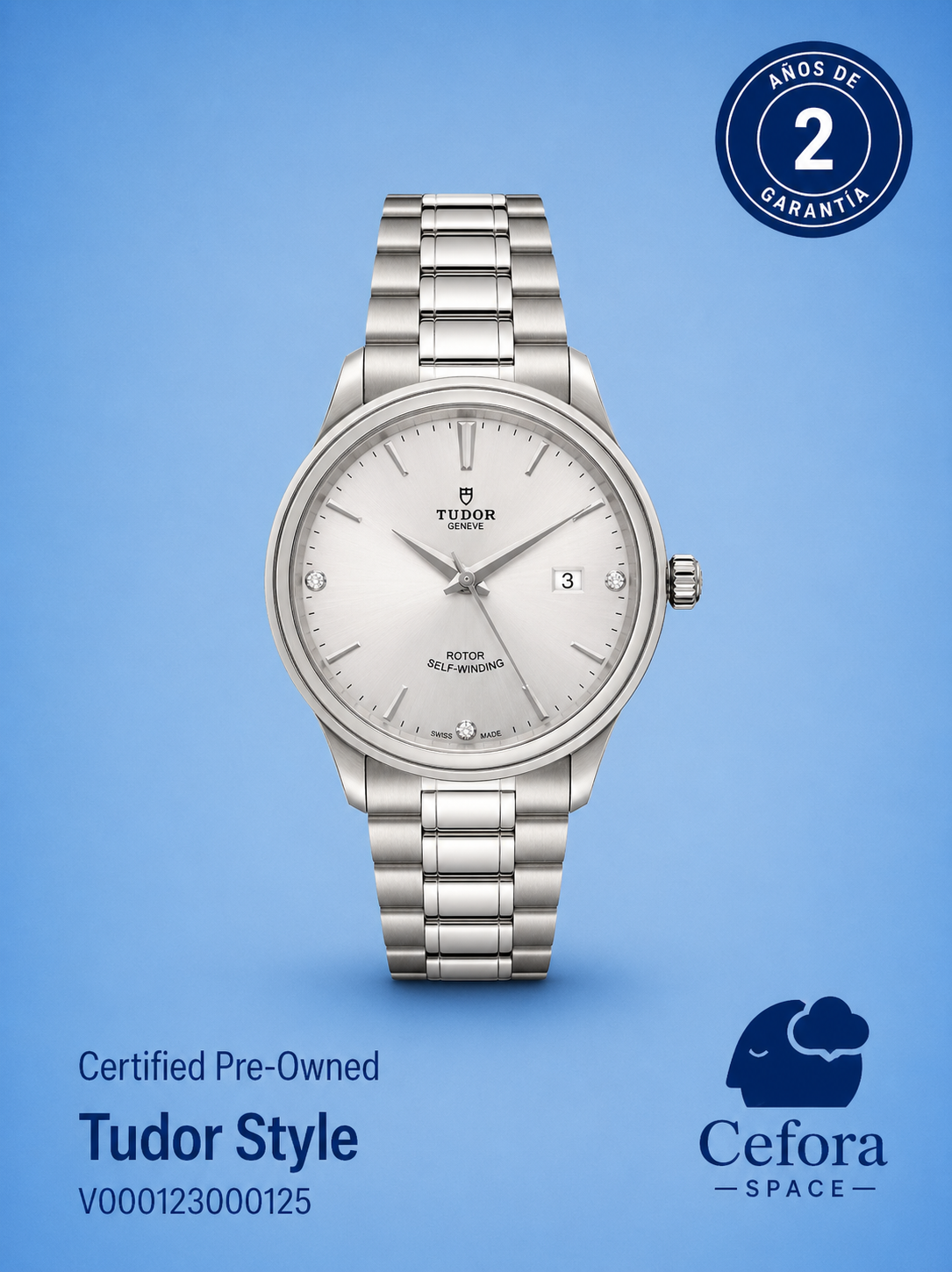 Tudor Pre-Owned Style Date