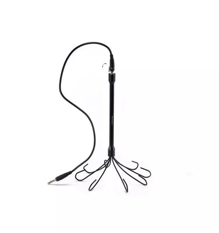 BASTIDOR CON 8 GANCHOS PARA BAÑOS ELECTROLITICOS CON CABLE 50 cm