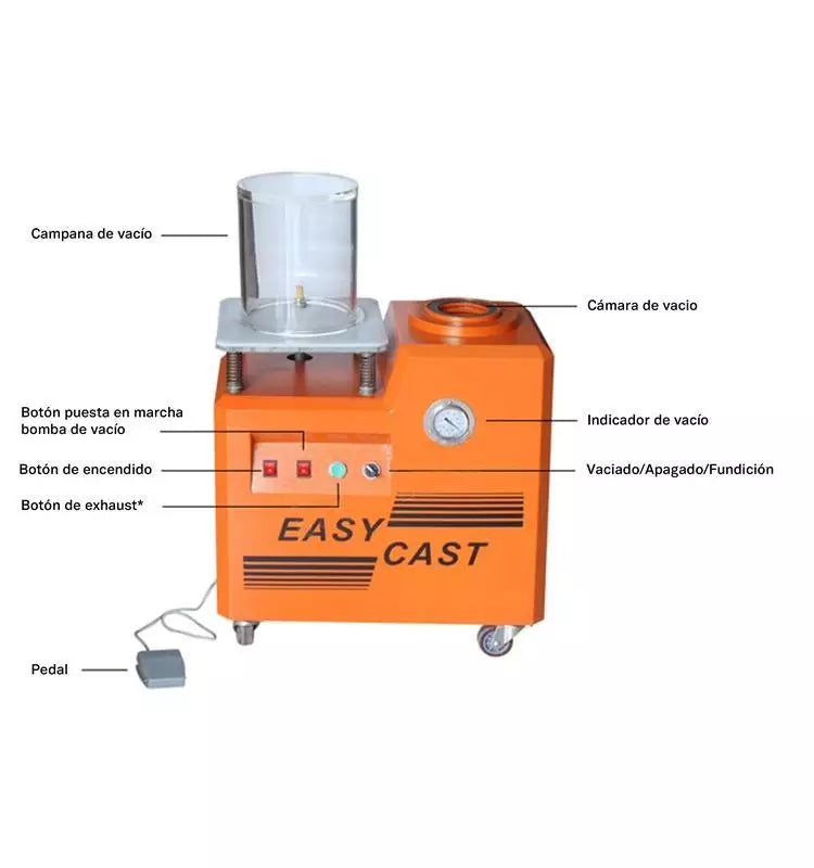 MAQUINA VACIO EASY-CAST 4 LITROS 1500W 220V