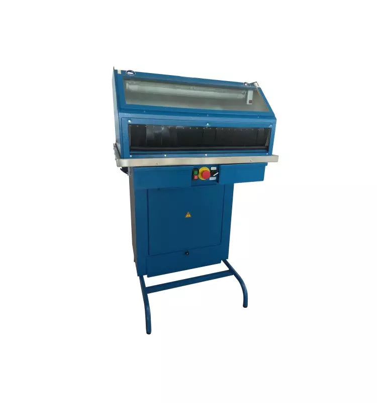 MESA PULIR UN PUESTO INOX. CON ASPIRACION Y CABINA CON LUZ LEDS