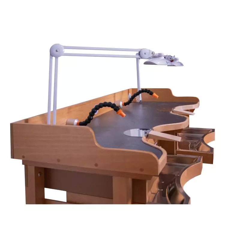 MESA TRABAJO JOYERO 2 PUESTOS PREMIUM