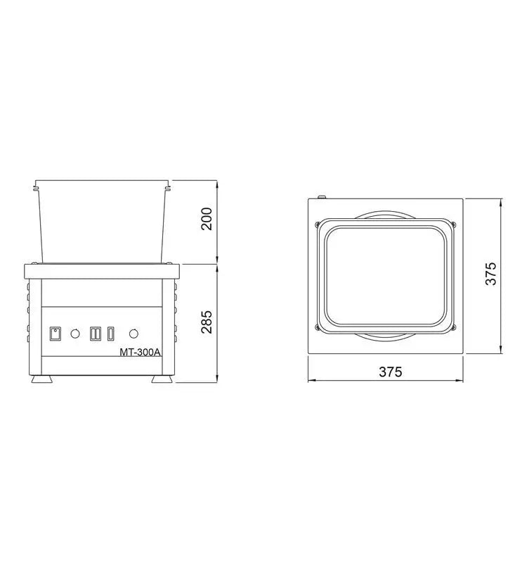 PULIDORA MAG.ESTMON MT-300-A (1CV) C/REGULADOR Y EXTRACTOR