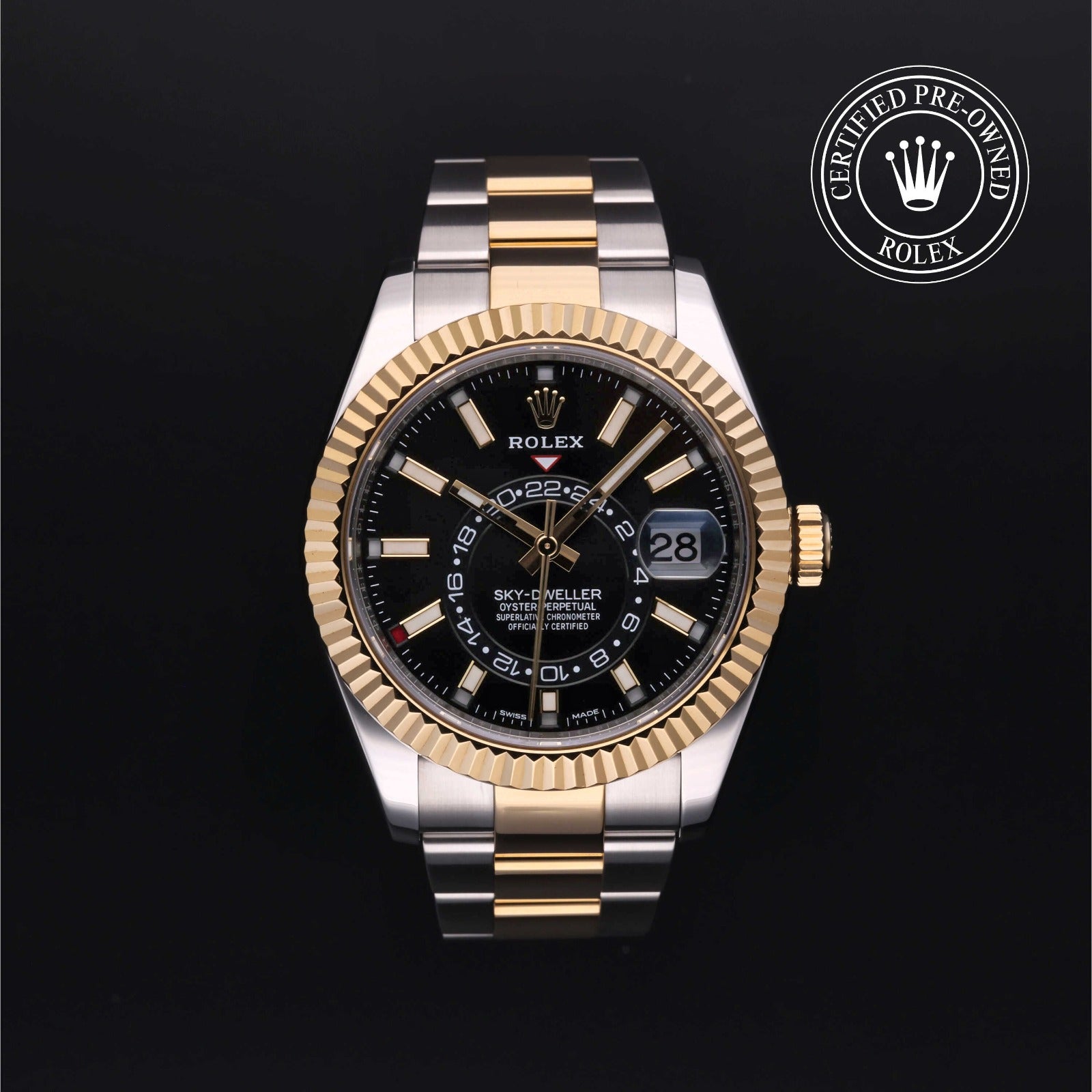 Rolex Certified Pre-owned Sky-Dweller 2018, 42 mm, Oro amarillo V002200239