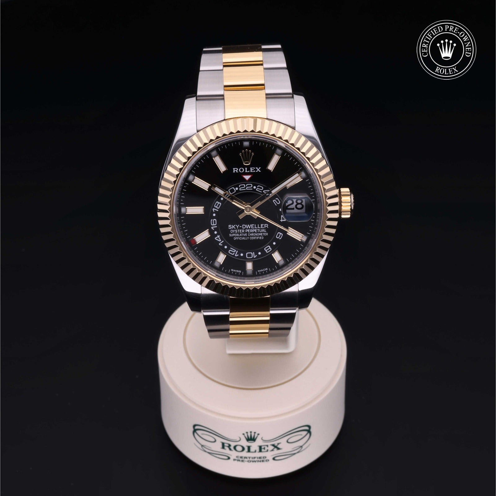 Rolex Certified Pre-owned Sky-Dweller 2018, 42 mm, Oro amarillo V002200239