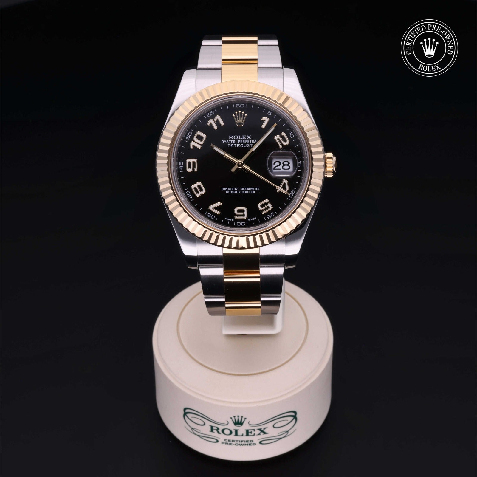 Rolex Certified Pre-owned Datejust II 2009, 41 mm, Rolesor amarillo V002200260