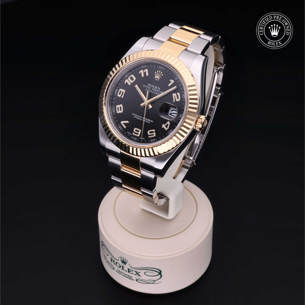 Rolex Certified Pre-owned Datejust II 2009, 41 mm, Rolesor amarillo V002200260