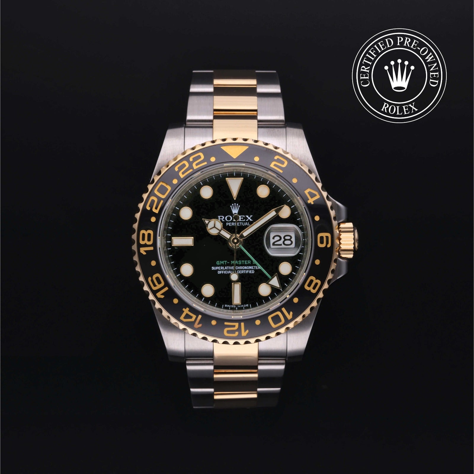 Rolex Certified Pre-owned GMT-Master II 2009, 40 mm, Rolesor amarillo V002200334