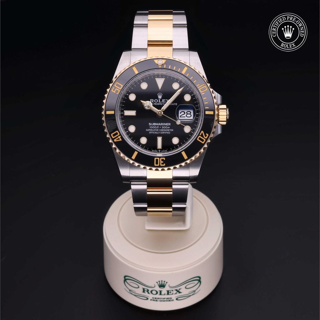 Rolex Certified Pre-owned Submariner Date 2022, 41 mm, Rolesor amarillo V002200615