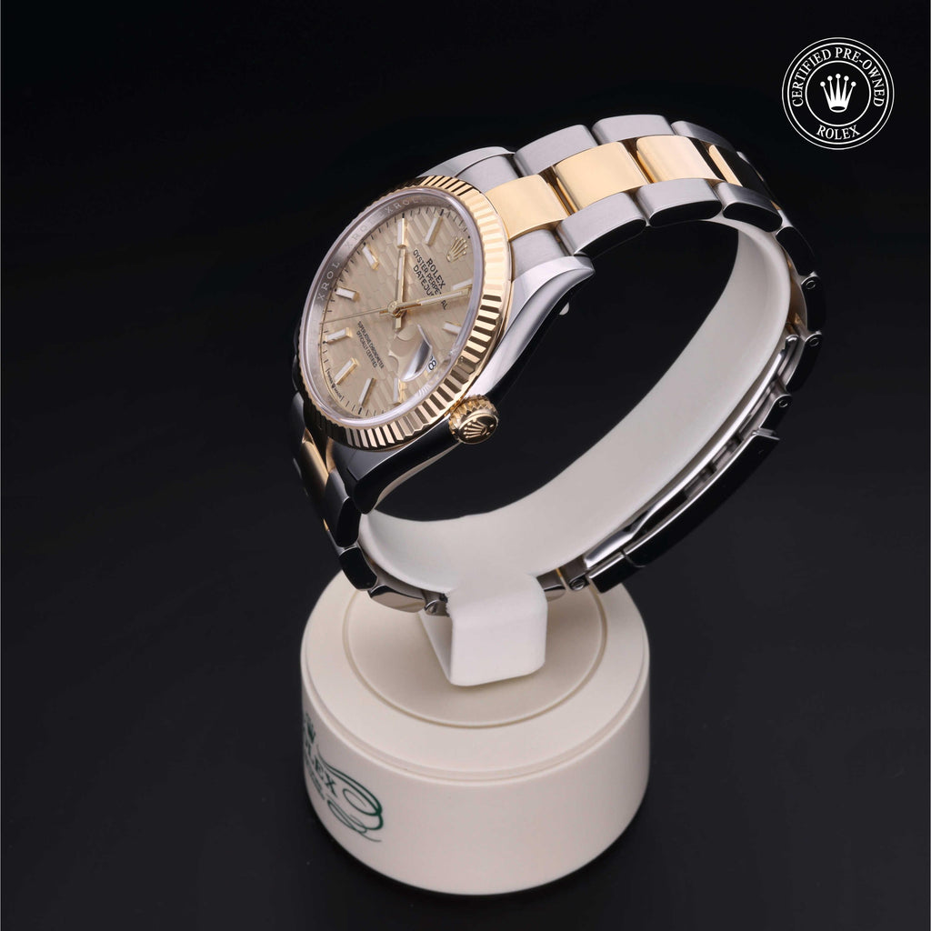Rolex Certified Pre-owned Datejust 36 2021, 36 mm, Rolesor amarillo V002200606