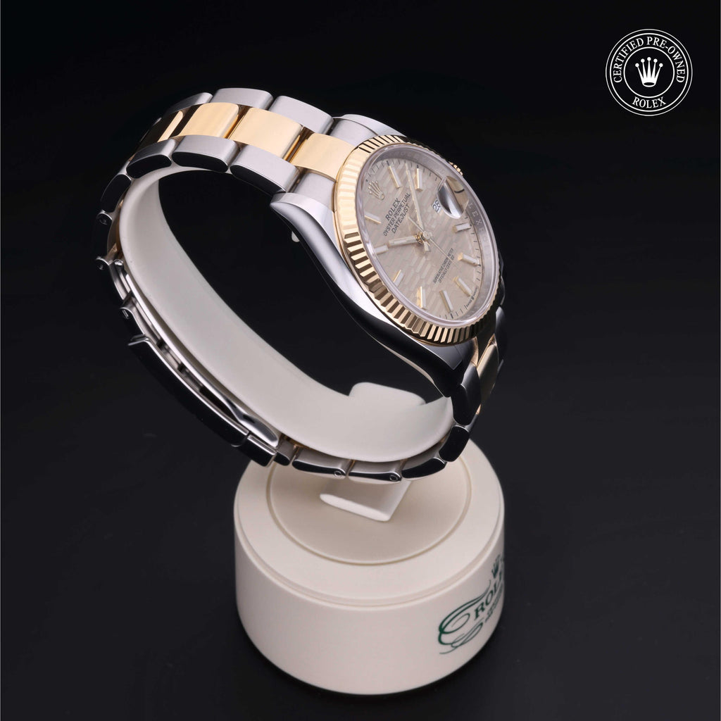 Rolex Certified Pre-owned Datejust 36 2021, 36 mm, Rolesor amarillo V002200606