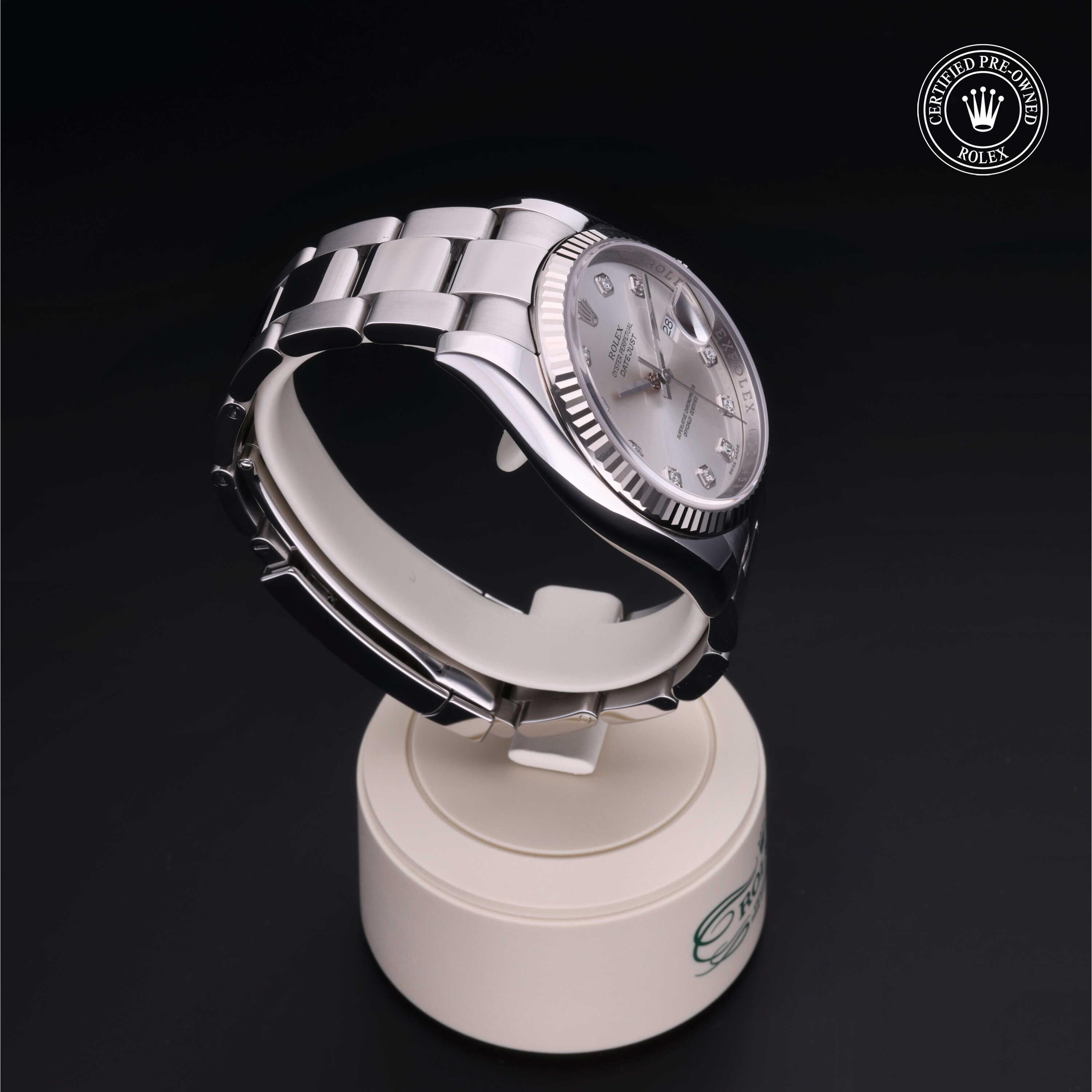 Rolex Certified Pre-owned Datejust 36 2012, 36 mm, Rolesor blanco V002200641