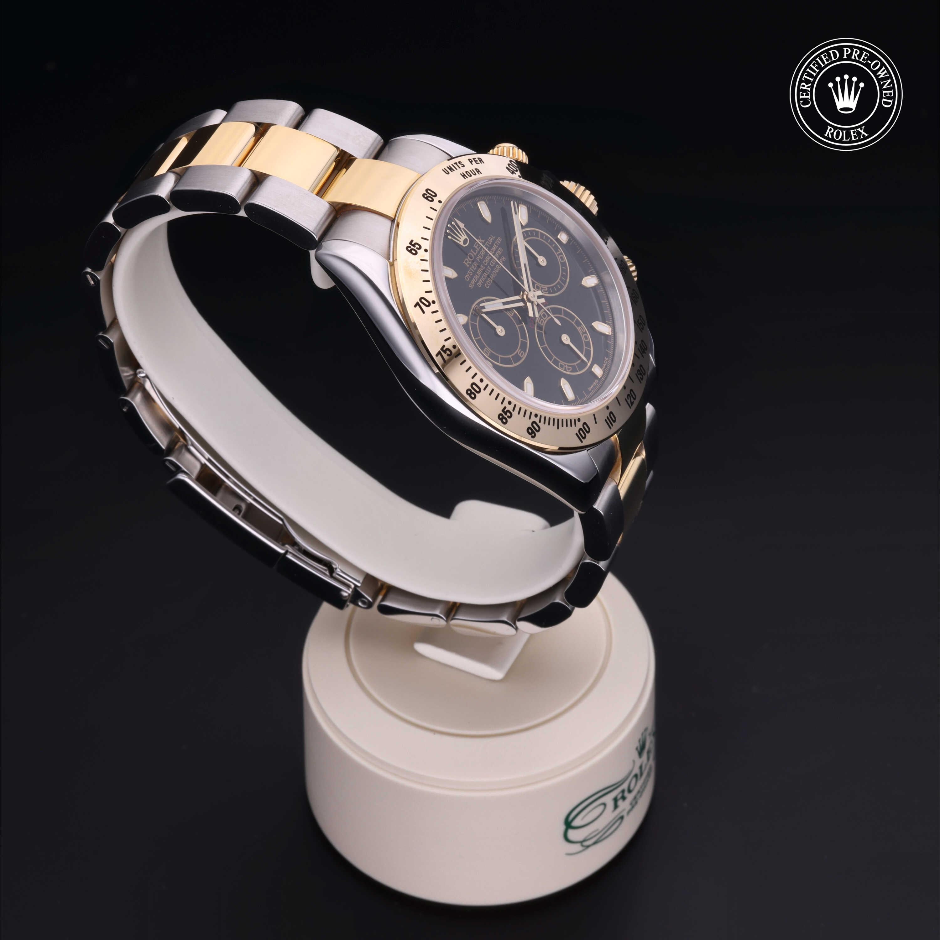 Rolex Certified Pre-owned Cosmograph Daytona 2005, 40 mm, Rolesor amarillo V002200630
