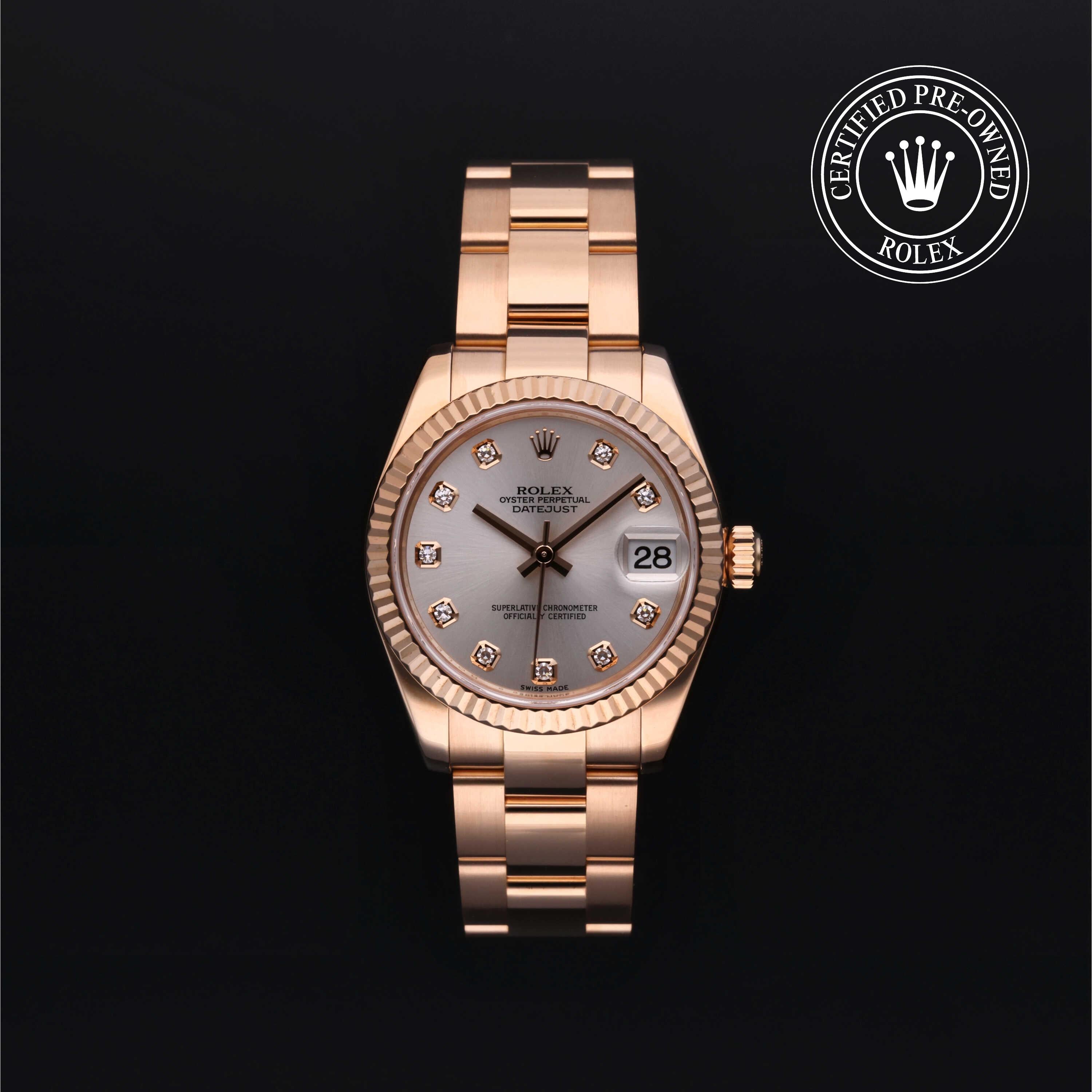Rolex Certified Pre-owned Datejust 31 2006, 31 mm, Oro rosa V002200631