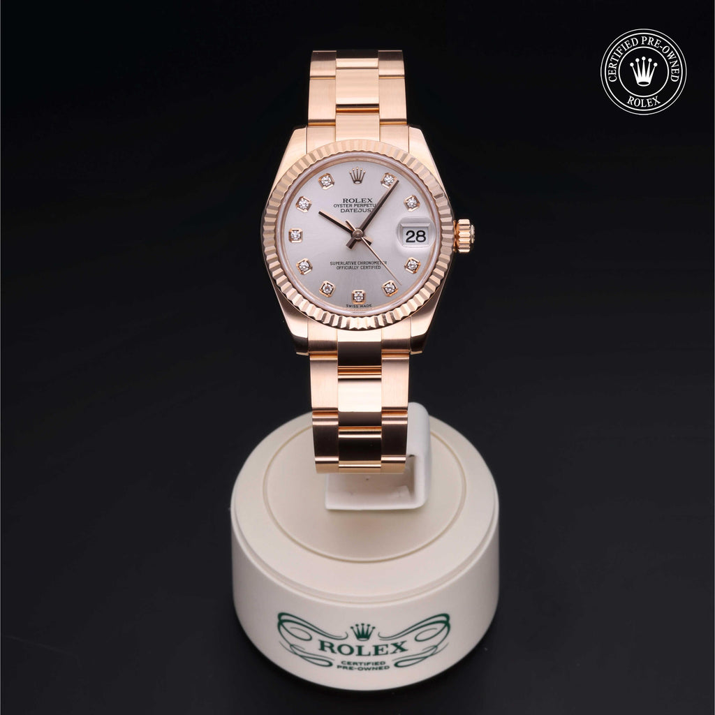 Rolex Certified Pre-owned Datejust 31 2006, 31 mm, Oro rosa V002200631