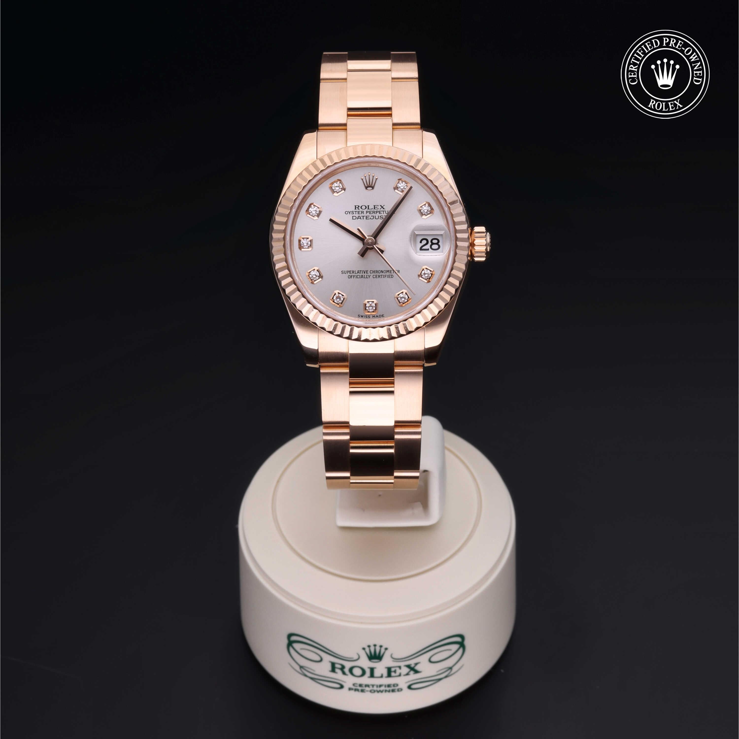 Rolex Certified Pre-owned Datejust 31 2006, 31 mm, Oro rosa V002200631