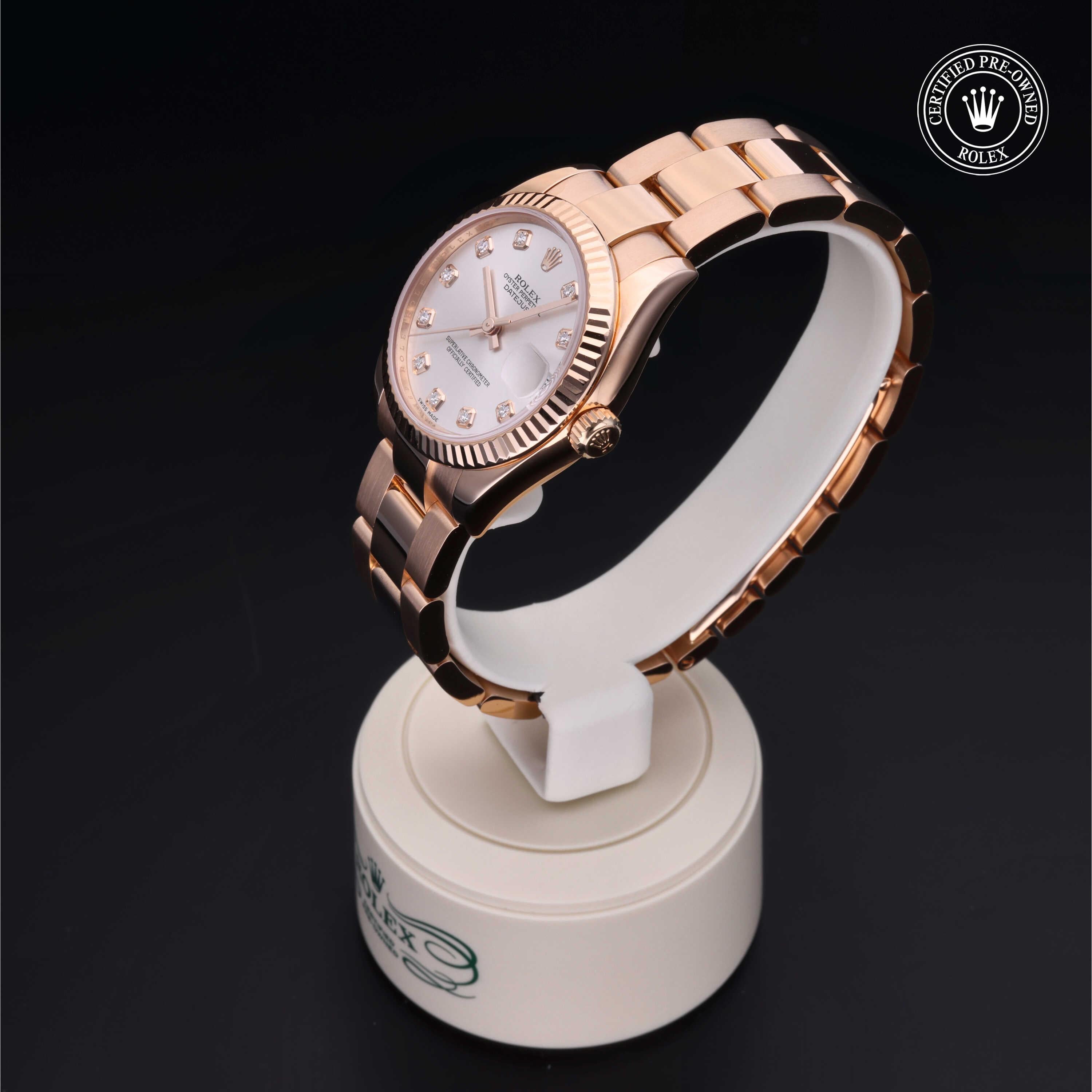 Rolex Certified Pre-owned Datejust 31 2006, 31 mm, Oro rosa V002200631