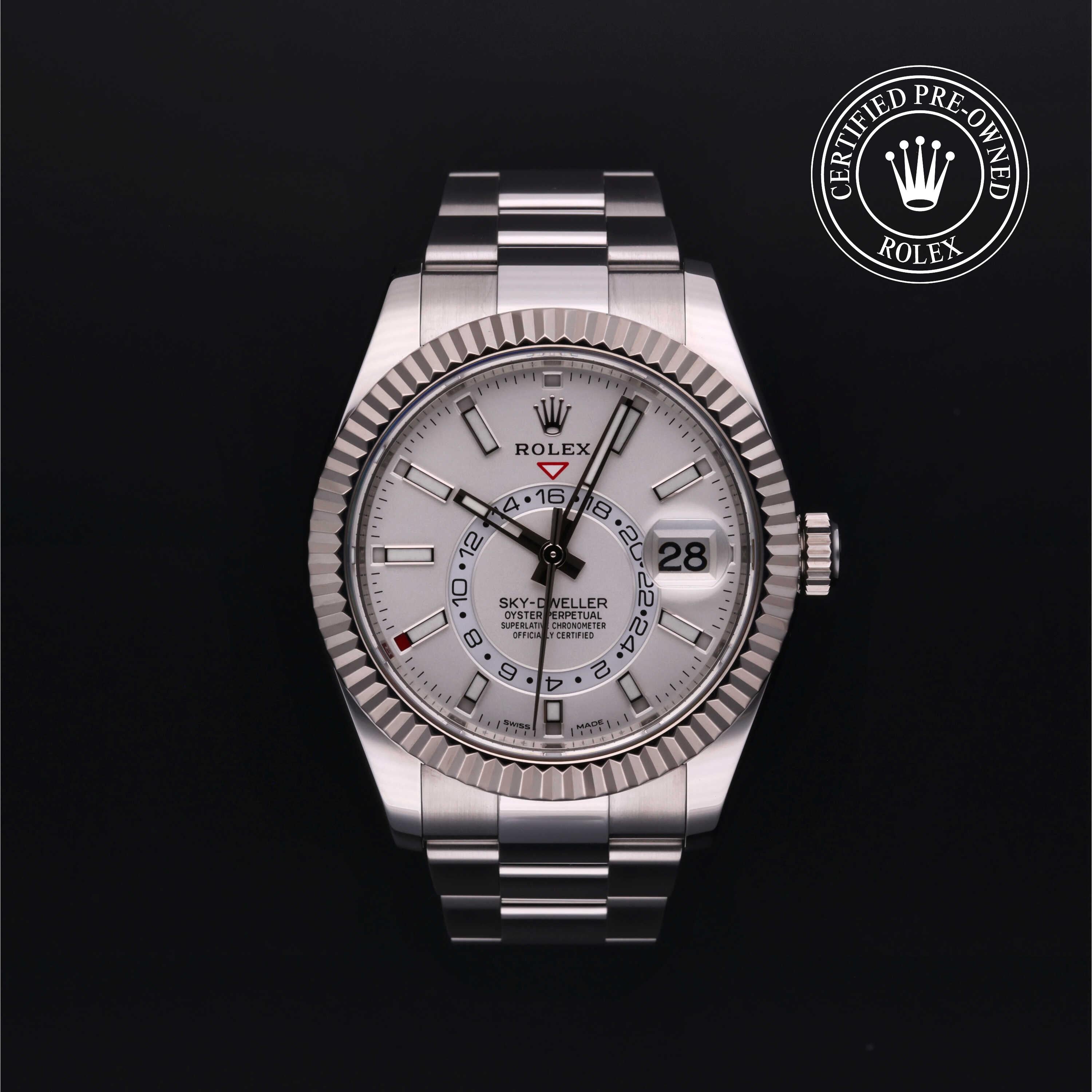 Rolex Certified Pre-owned Sky-Dweller 2022, 42 mm, Rolesor blanco V002200697
