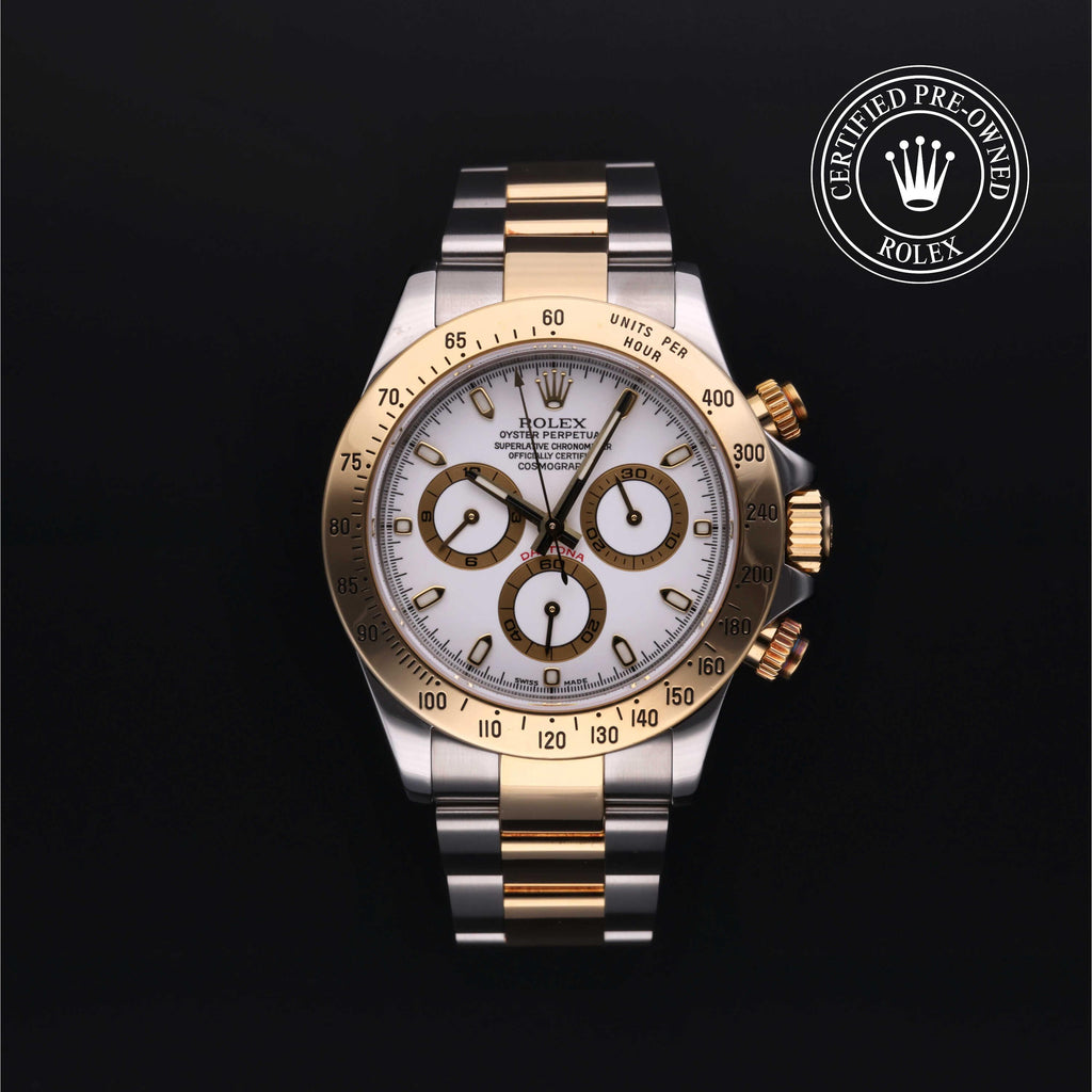 Rolex Certified Pre-owned Cosmograph Daytona 2005, 40 mm, Rolesor amarillo V002200708