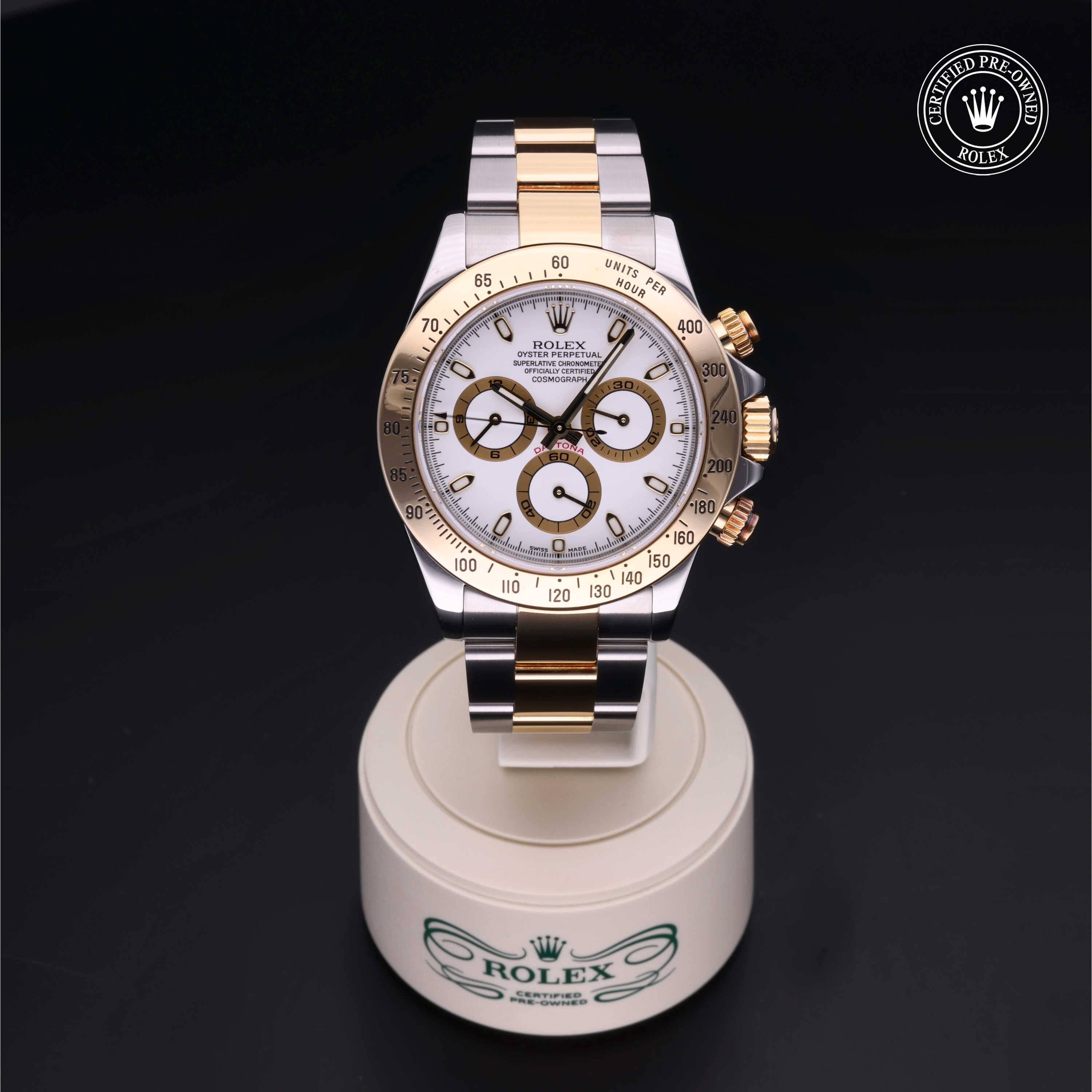 Rolex Certified Pre-owned Cosmograph Daytona 2005, 40 mm, Rolesor amarillo V002200708