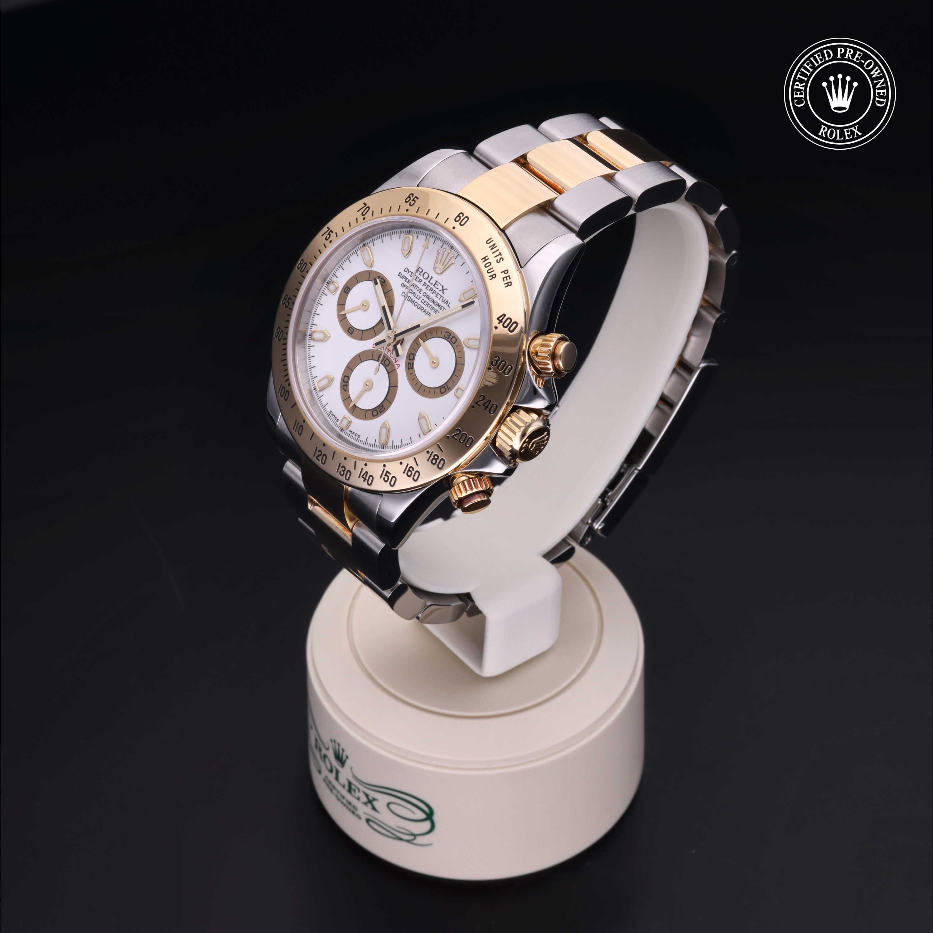 Rolex Certified Pre-owned Cosmograph Daytona 2005, 40 mm, Rolesor amarillo V002200708