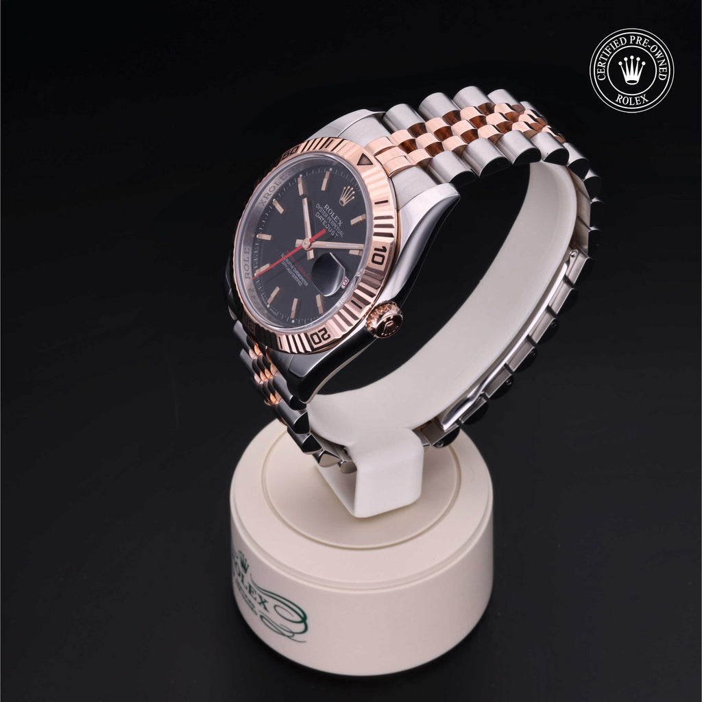 Rolex Certified Pre-owned Datejust Turn-O-Graph 2007, 36 mm, Rolesor rosa V002200671
