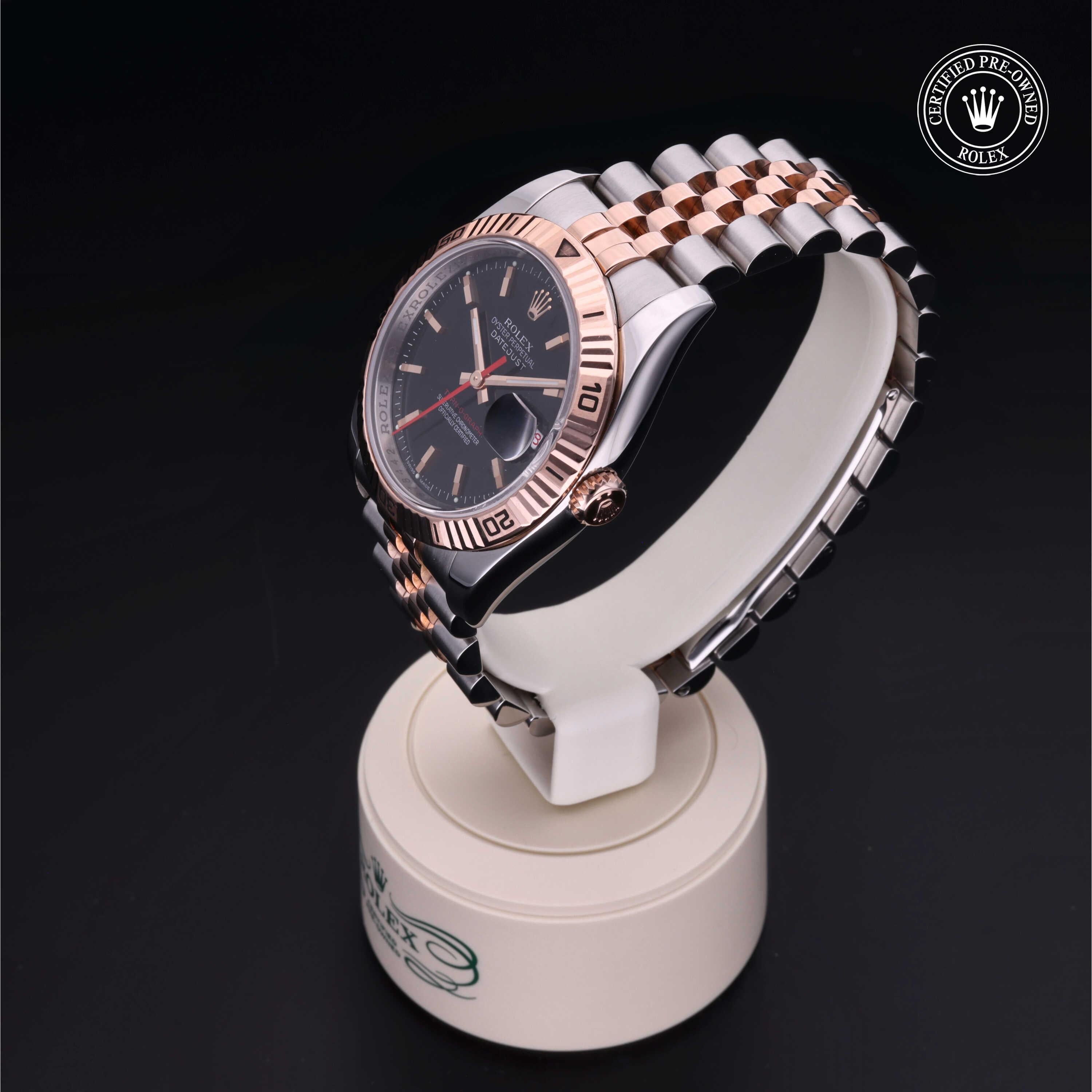 Rolex Certified Pre-owned Datejust Turn-O-Graph 2007, 36 mm, Rolesor rosa V002200671