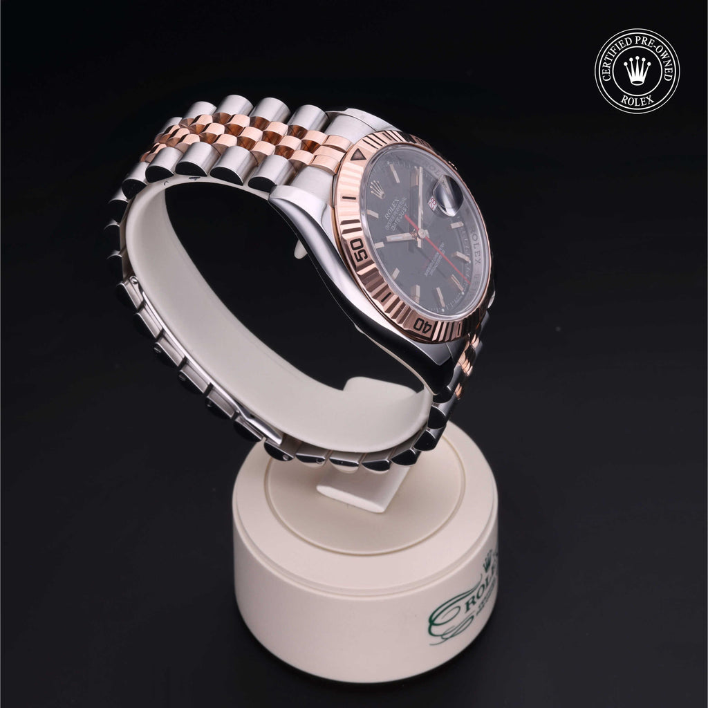 Rolex Certified Pre-owned Datejust Turn-O-Graph 2007, 36 mm, Rolesor rosa V002200671