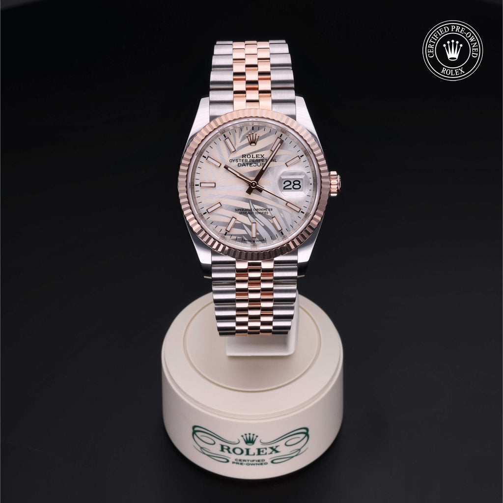 Rolex Certified Pre-owned Datejust 36 2022, 36 mm, Rolesor rosa V002200675