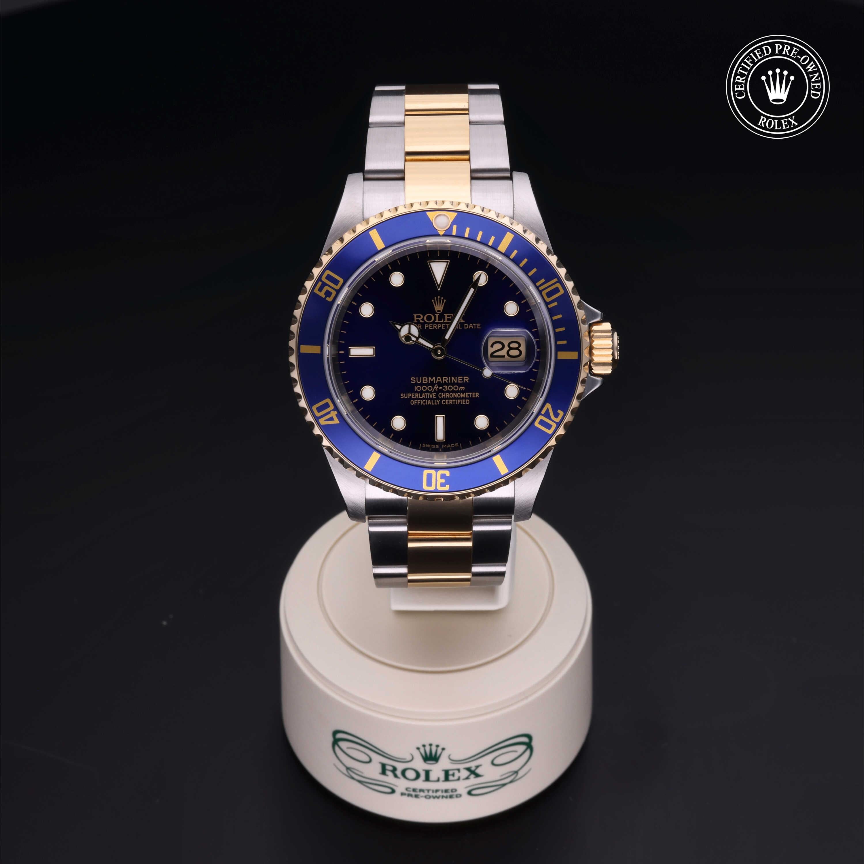 Rolex Certified Pre-owned Submariner Date 2007, 40 mm, Rolesor amarillo V002200694