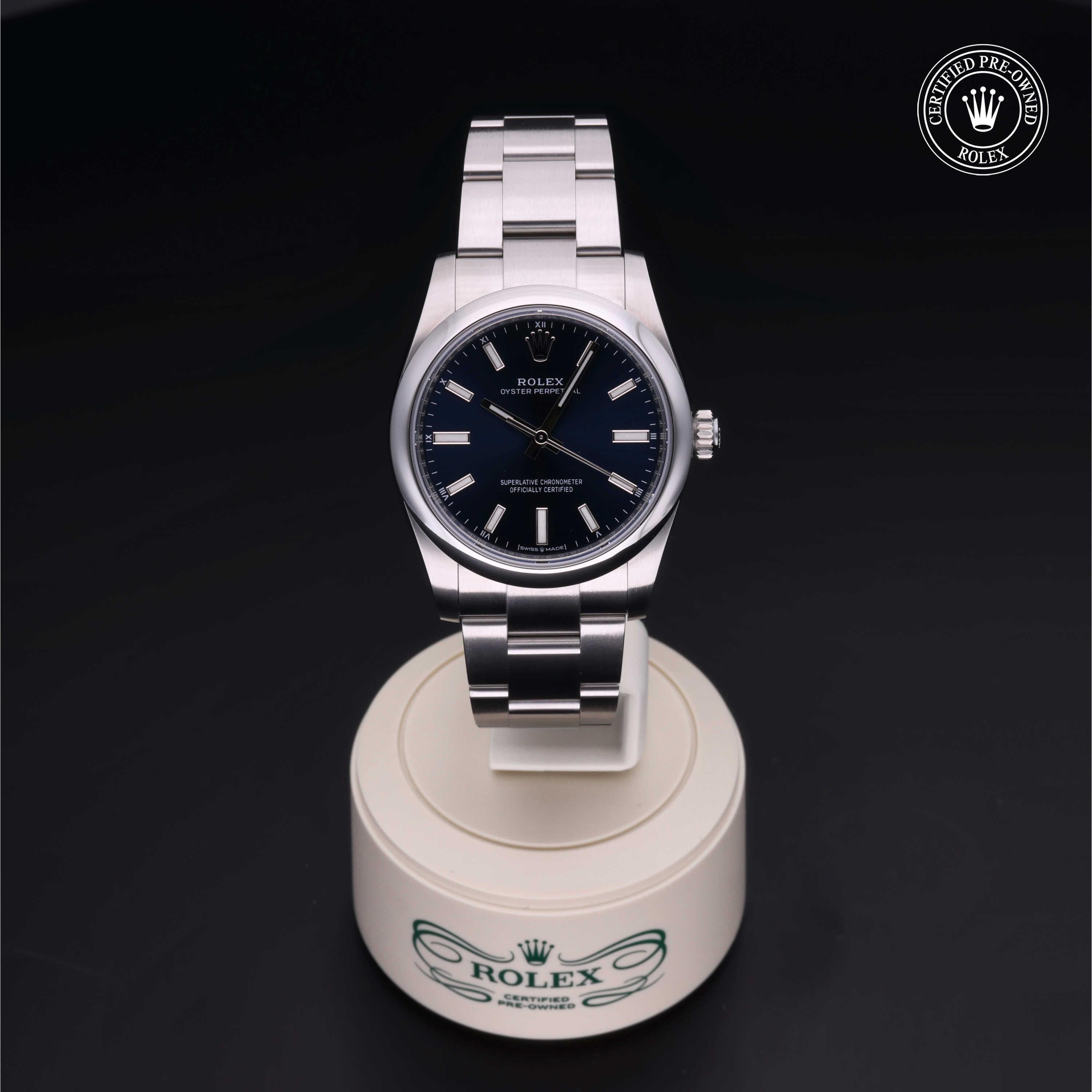 Rolex Certified Pre-owned Oyster Perpetual 34 2023, 34 mm, Acero V002200701