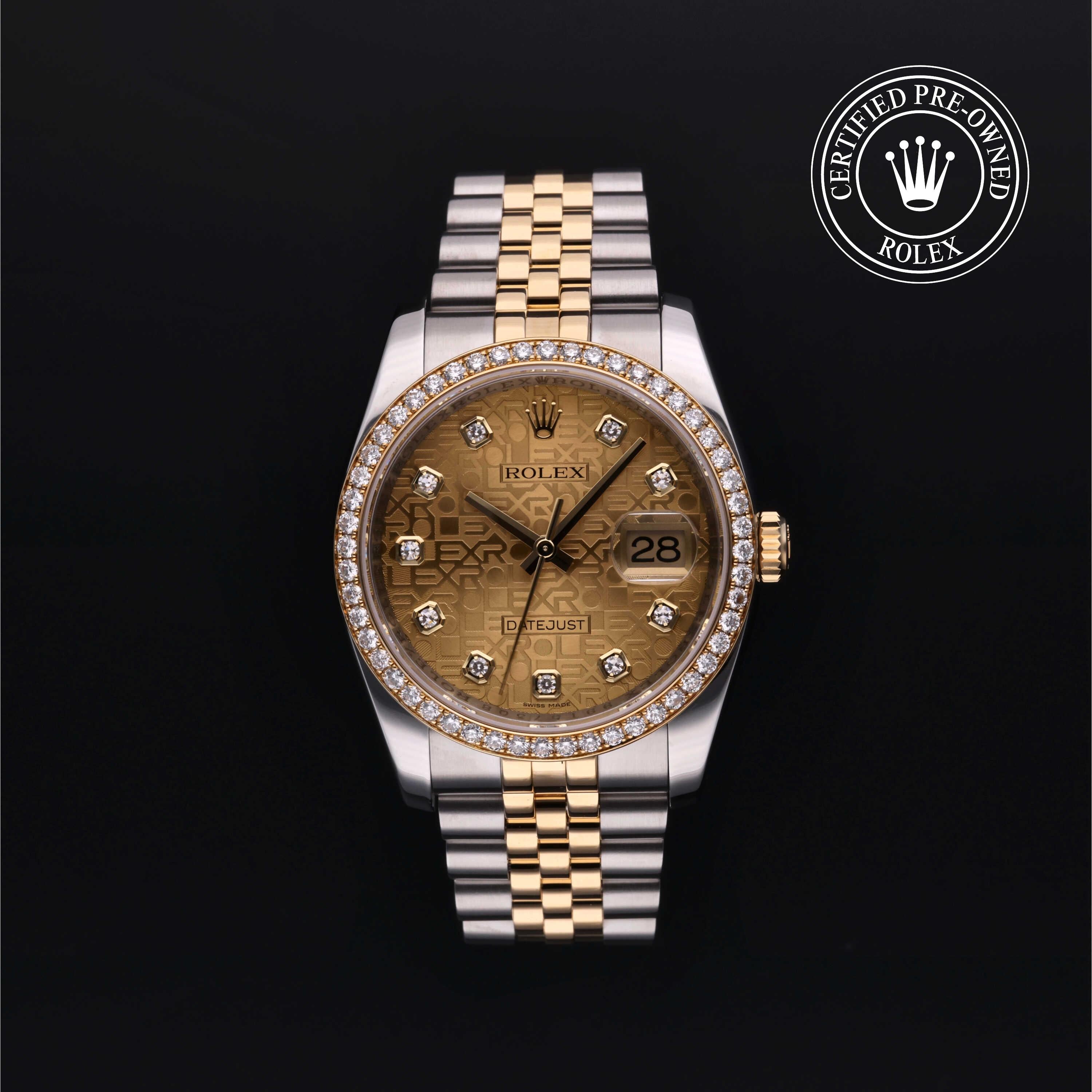 Rolex Certified Pre-owned Datejust 36 2011, 36 mm, Rolesor amarillo V002200702
