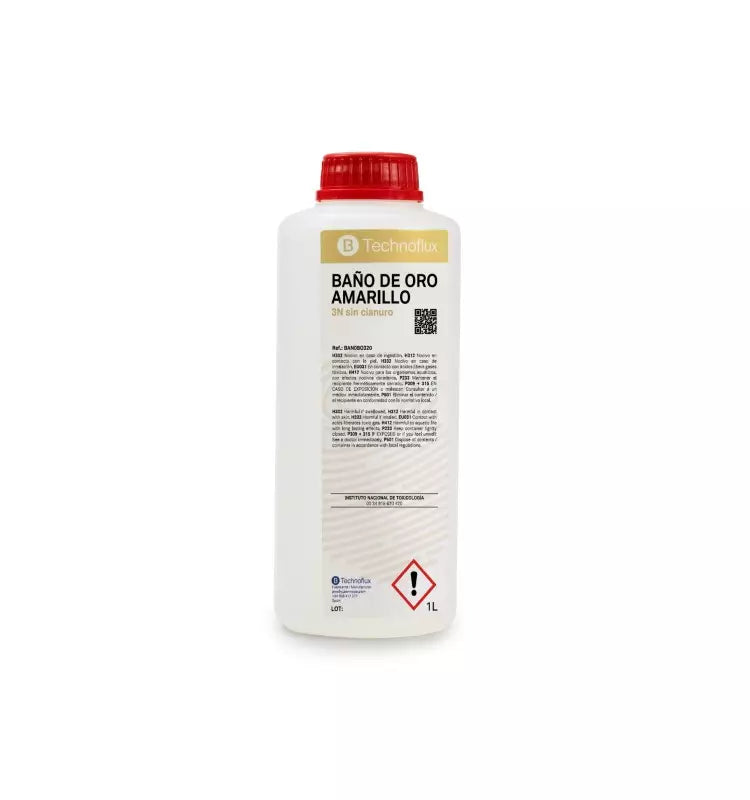 TECHNOFLUX -BAÑO DE ORO AMARILLO 3N SIN CIANURO1 Li