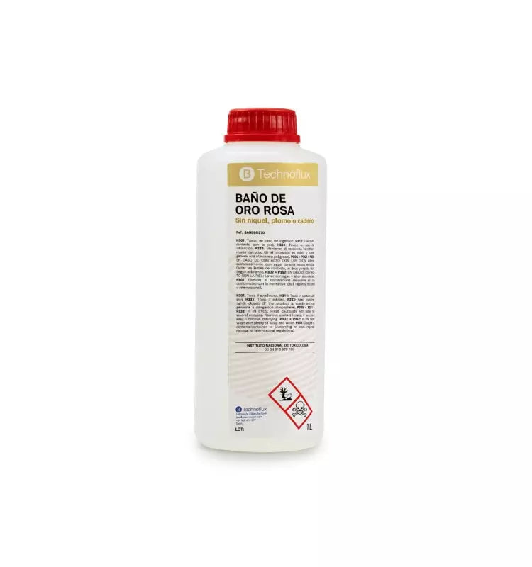 TECHNOFLUX -BAÑO DE ORO ROSA 1 LITRO
