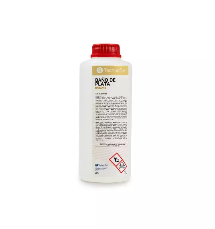 TECHNOFLUX -BAÑO PLATA BRILLANTE 1 LITRO